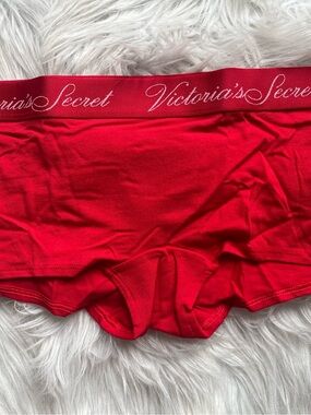 Victoria's Secret Cotton Lingerie Logo Shortie Panty Size M